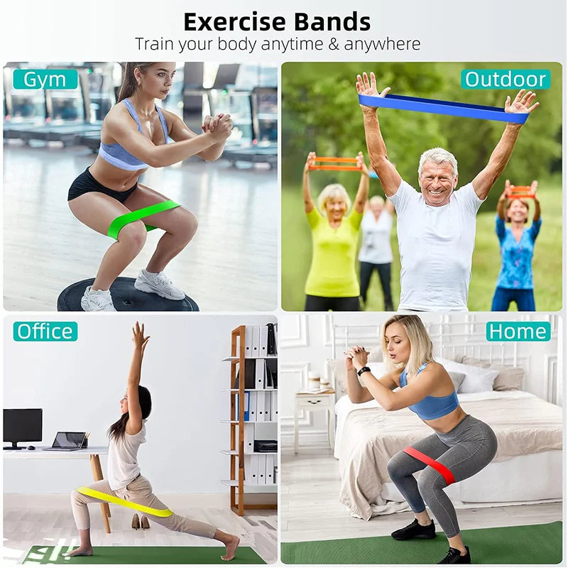 Different Resistance Bands Yoga Band Fitness Exercise