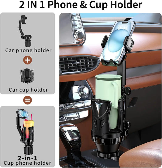 Car Phone Holders Adjustable Car Cup Holder Expander
