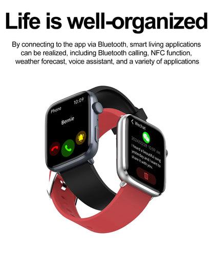 New Women Men AI Smart Diagnosis Watch HRV+PPG Blood Pressure