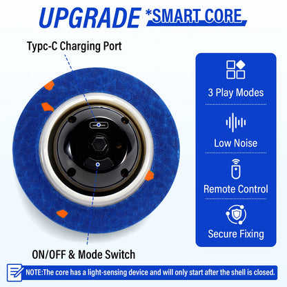 Smart Interactive Dog Toy, E-TPU Toy Ball for Aggressive Chewers