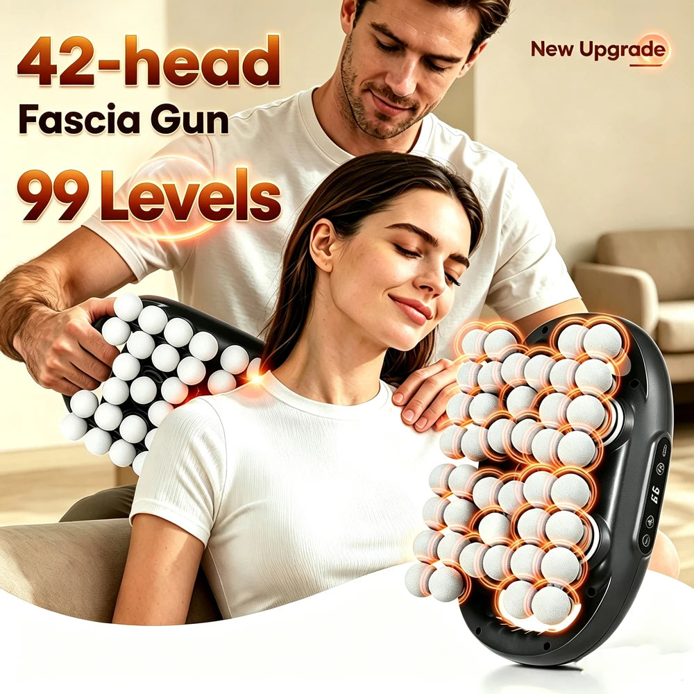 Upgrade Fascia Gun 99 Level Electric Fascia Massage Gun