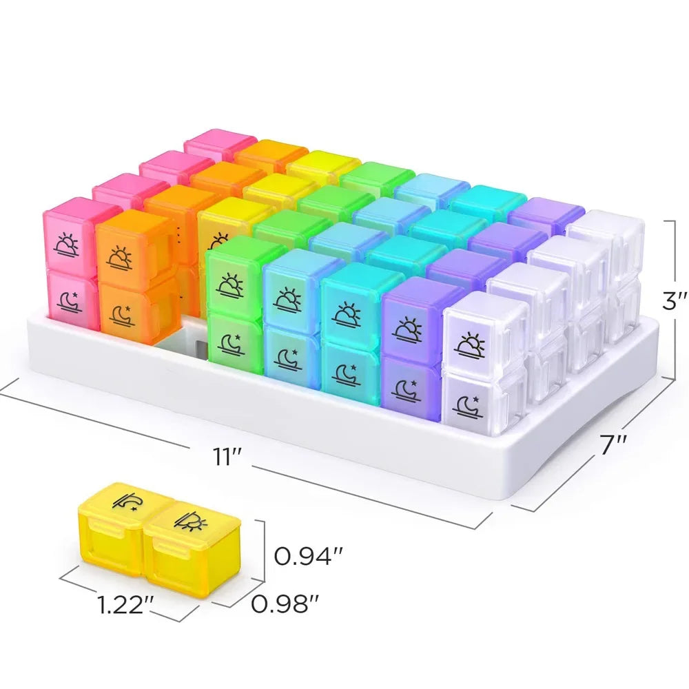 Monthly 31/32 Grids Pill Box Case Container Organizer