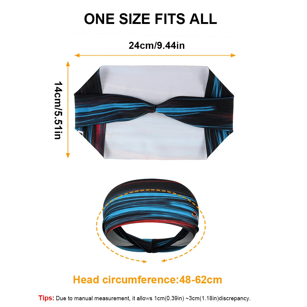 Sport Elastic Headband Sweatband Running Yoga