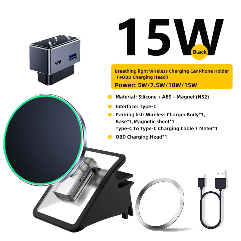 Car Phone Holder Highland Magnetic Charger Stand Mount