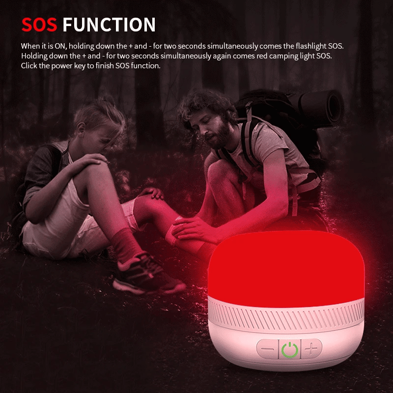 LV10 Outdoor LED Camping Flashlight Rechargeable