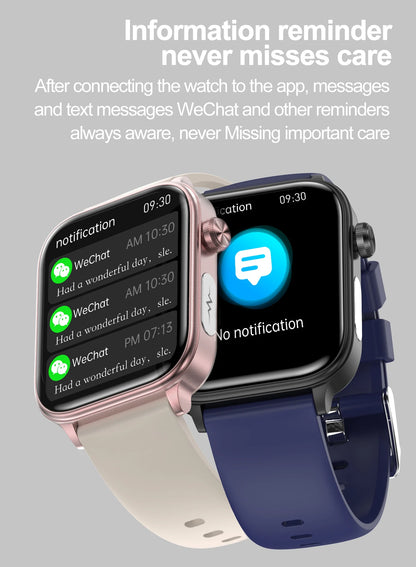 New AI Diagnosis Blood Lipids Body composition Test Smart Watch