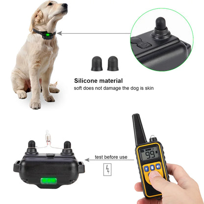 Electric Dog Training Collar Waterproof Dog Bark Collar