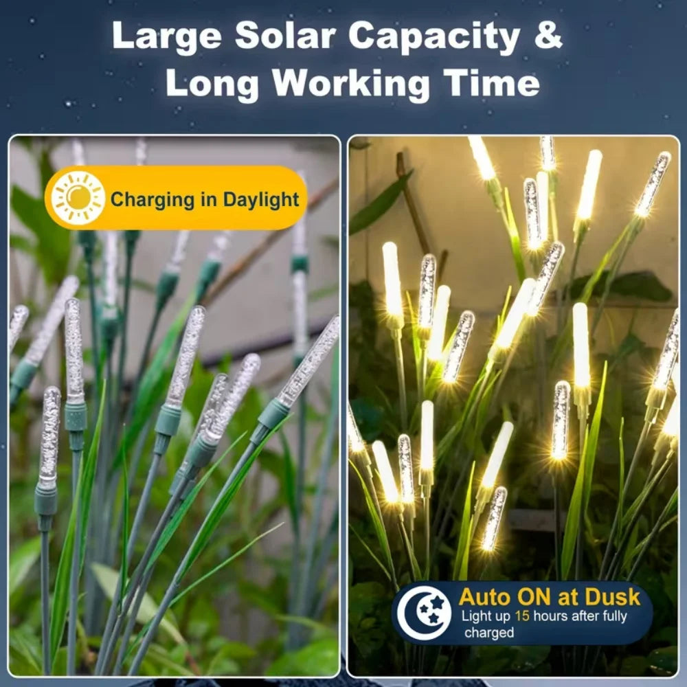 Outdoor Solar Reed Lights Waterproof Bubble Stake Lights