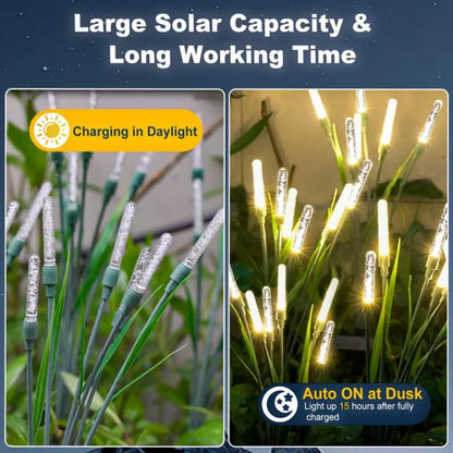 Outdoor Solar Reed Lights Waterproof Bubble Stake Lights