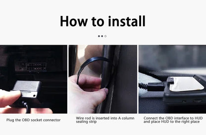 Gauge Display Car Head Up LCD Car Digital Odometer