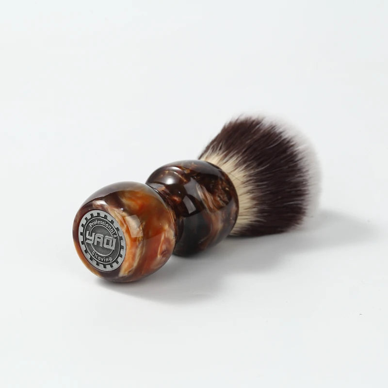 Caramel Cat's Whisker Synthetic Shaving Brush