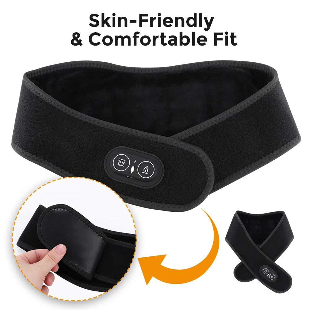 Electric Red Light Heating Neck Belt 660-850nm Infrared