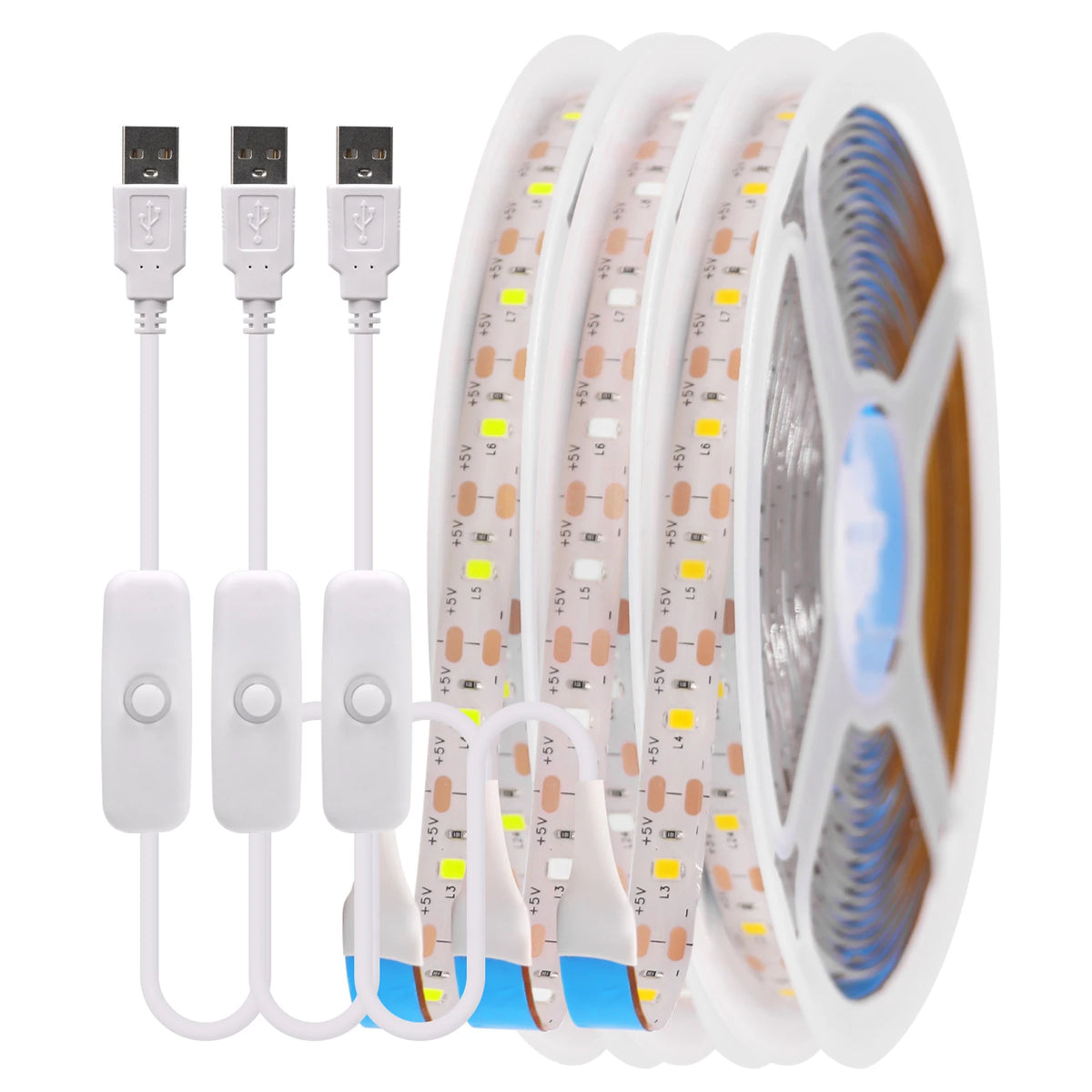 5V 2835 LED Strip Light 2835 60Leds/m Flexible Fita Led Tape