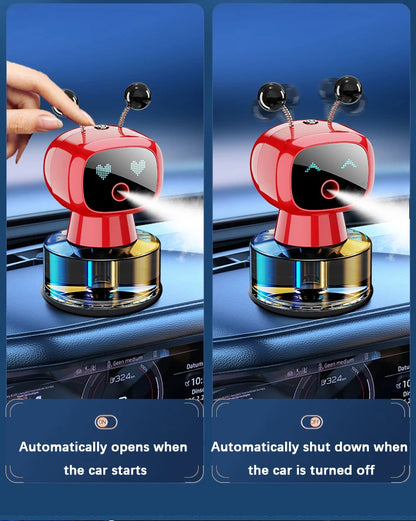 Smart Car Air Freshener AI Rechargeable Car Aroma Diffuser