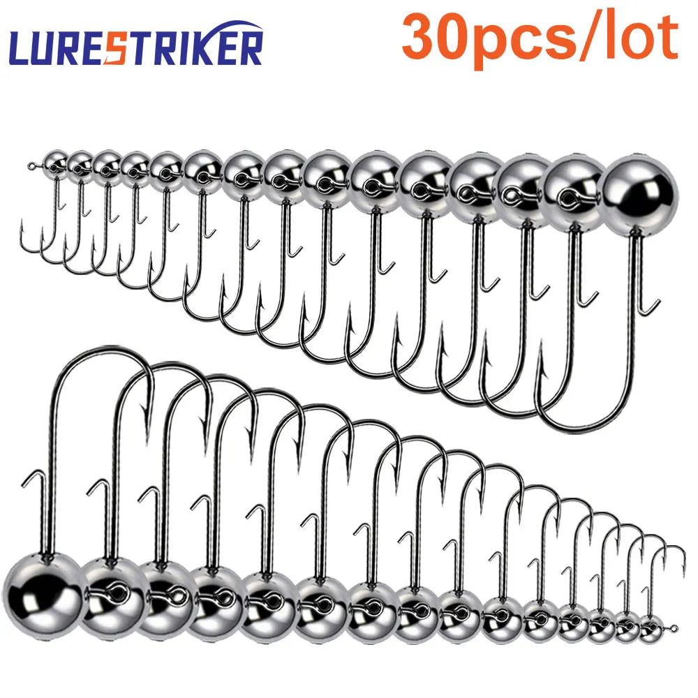 Jig fishing hooks with auxiliary hook,