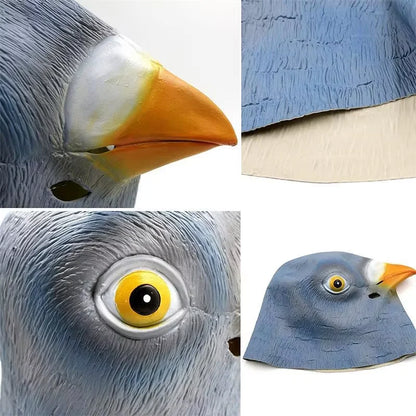 Pigeon Mask Funny Animal Cosplay Costume Latex Head Mask Halloween