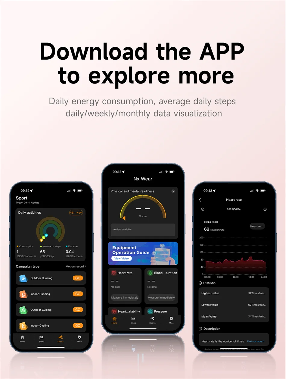 New Fashion Women Smart Bracelet Sport Mode Fitness
