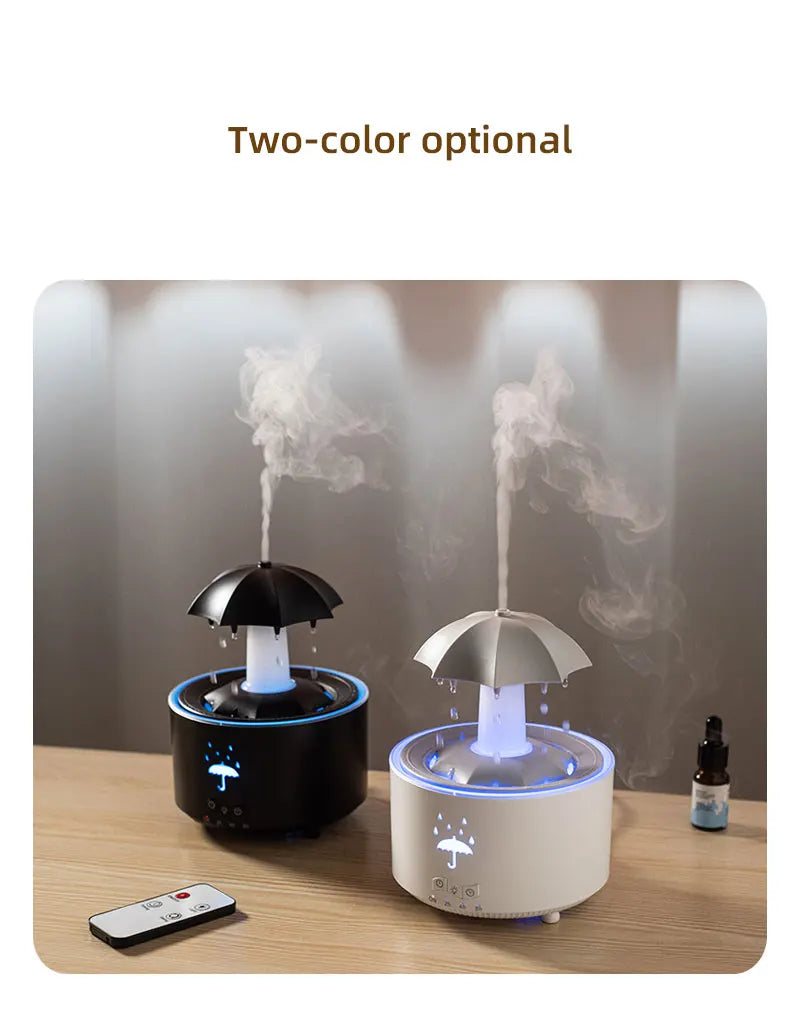 Ultra Quiet Raindrop Humidifier Aromatherapy Diffuser