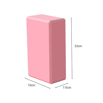 New Yoga Building Blocks Cubes Pilates Bricks Mats