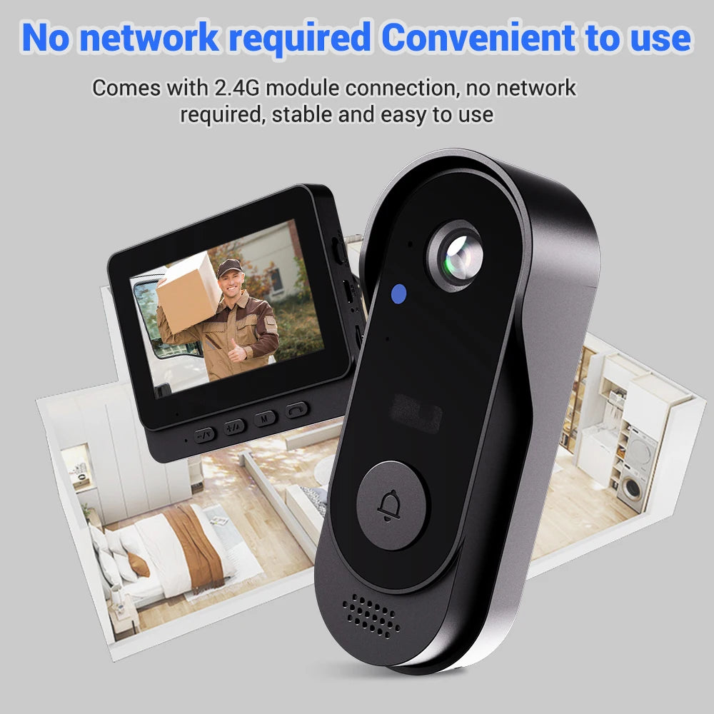 Wireless Video Doorbell Camera Home Security