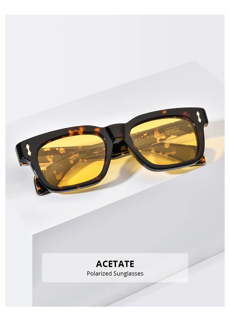 Acetate Polarized Sun Glasses Women Brand Designer
