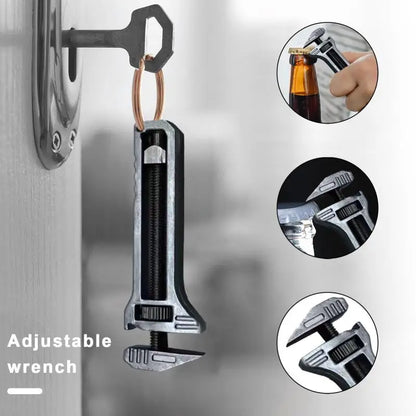 Titanium Alloy Mini Wrench Multitool for Portable Use