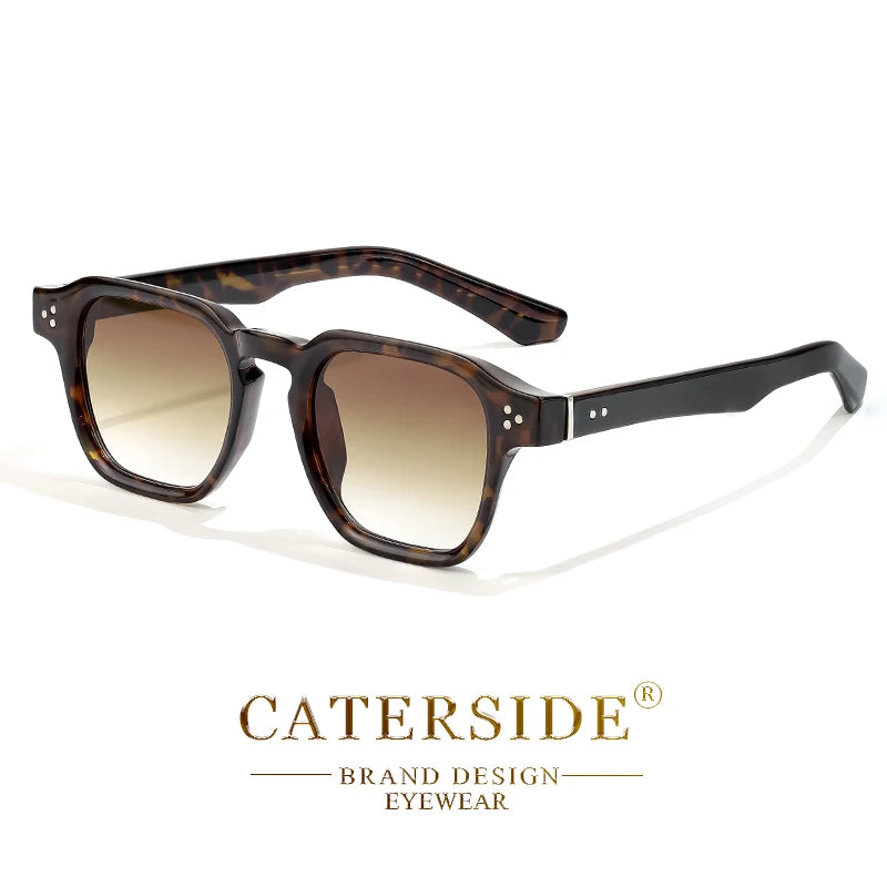 Square Fashion Sunglasses Men Core Insert Temple