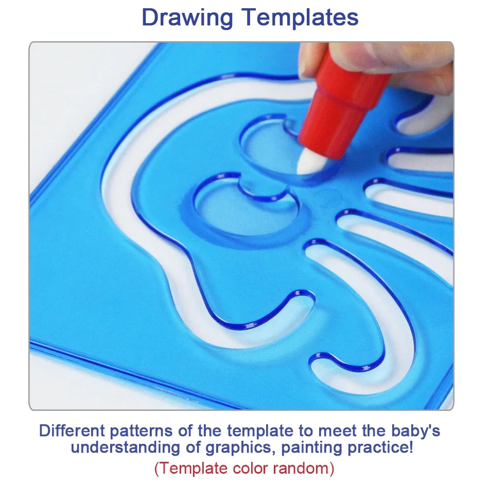 Magic Water Drawing Mat with Reusable Magic Pens