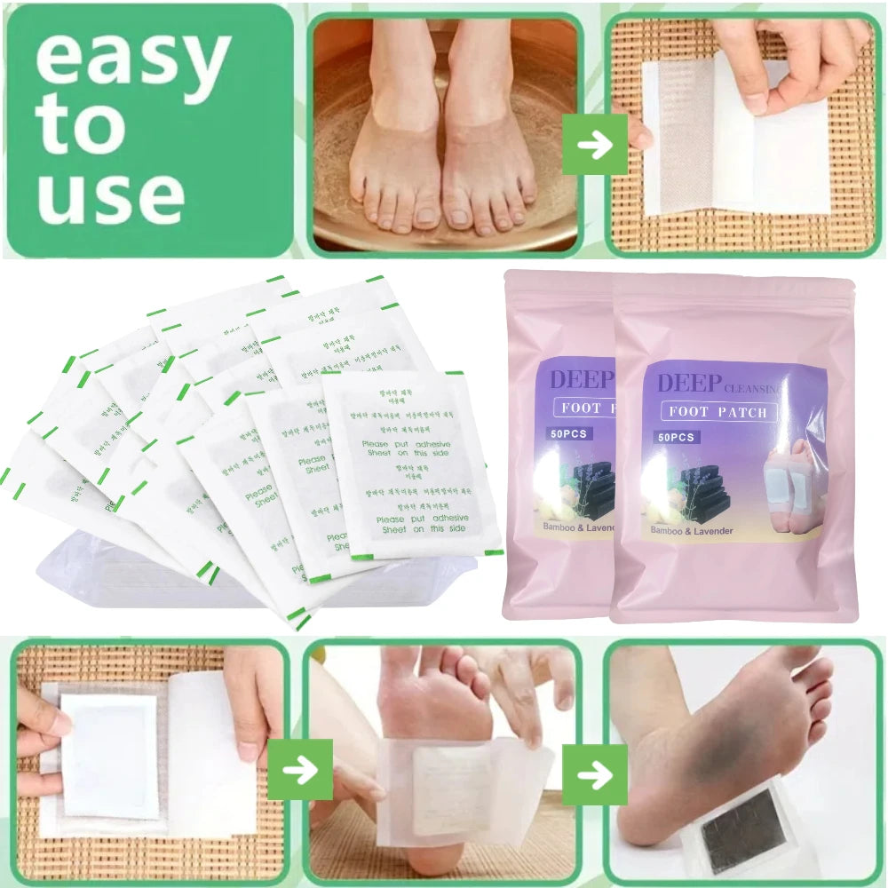 Natural Detox Patches Stress Relief Deep Sleep Herbal