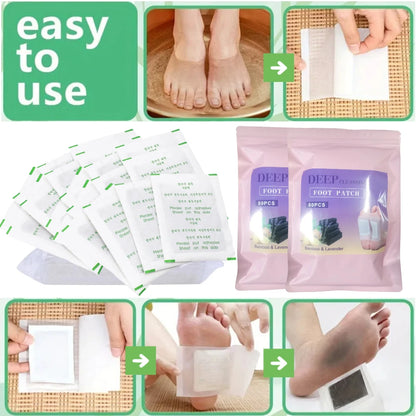 Natural Detox Patches Stress Relief Deep Sleep Herbal