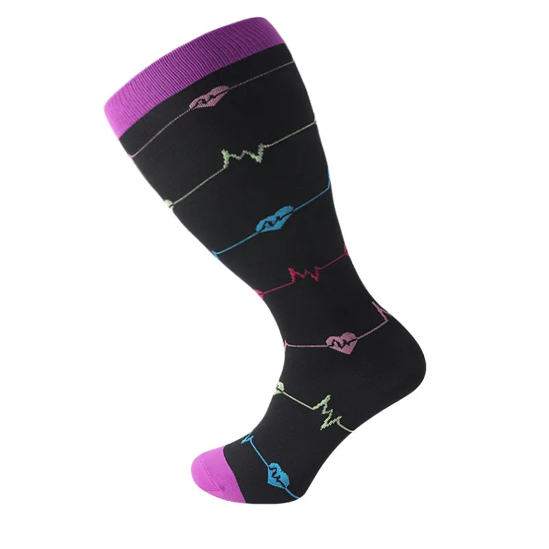 Compression Socks for Women Men Wide Calf