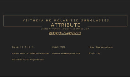 Outdoor Sports Polarized Men's Sunglasses UV Resistant