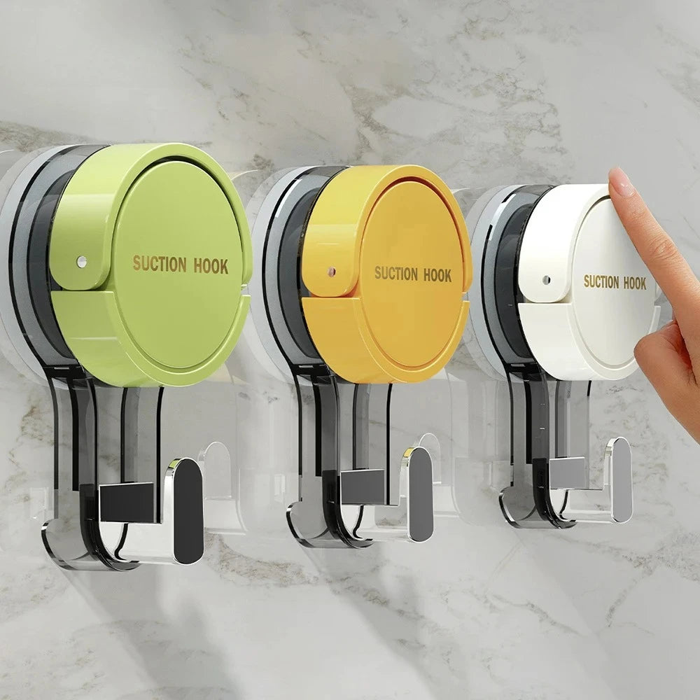 Strong Vacuum Suction Hooks Traceless No-Drilling Adhesive