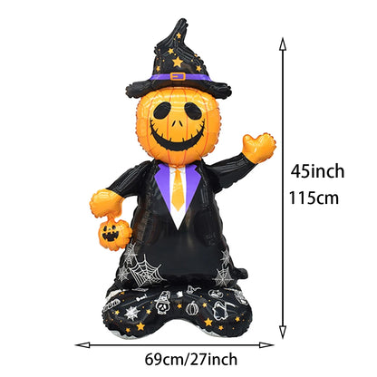 Halloween Balloon Decoration Halloween Black Spider Balloon Giant Skull Skeleton Balloon