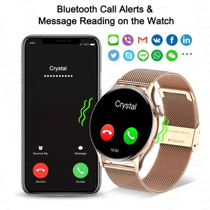 NFC Smart Watch Amoled HD GPS Track Sports Heart Rate