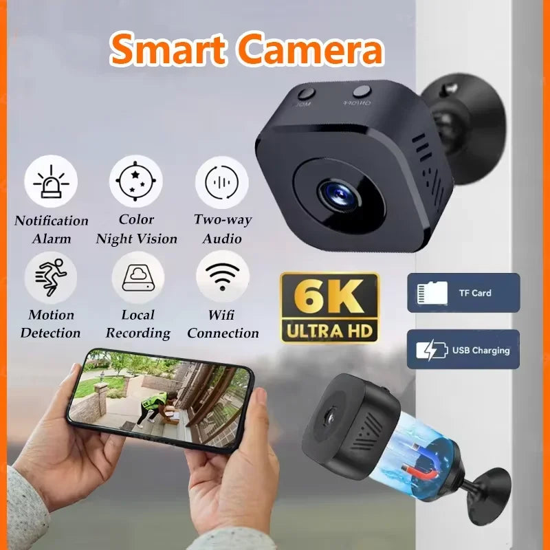 4K Full HD Mini Security Camera Pro WiFi Surveillance