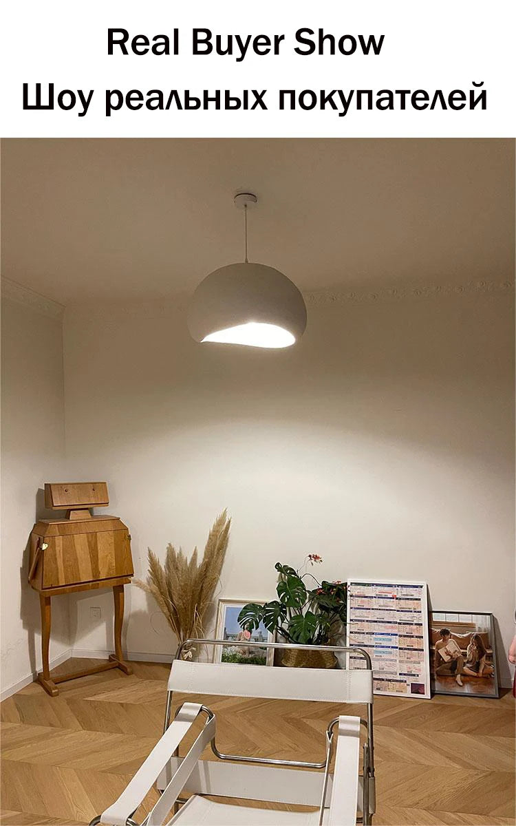 Nordic Wabi Sabi Pendant Lamps Dining Room Lighting