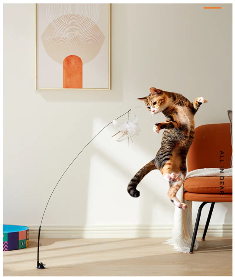 Simulation Bird Interactive Funny Cat Stick Toy