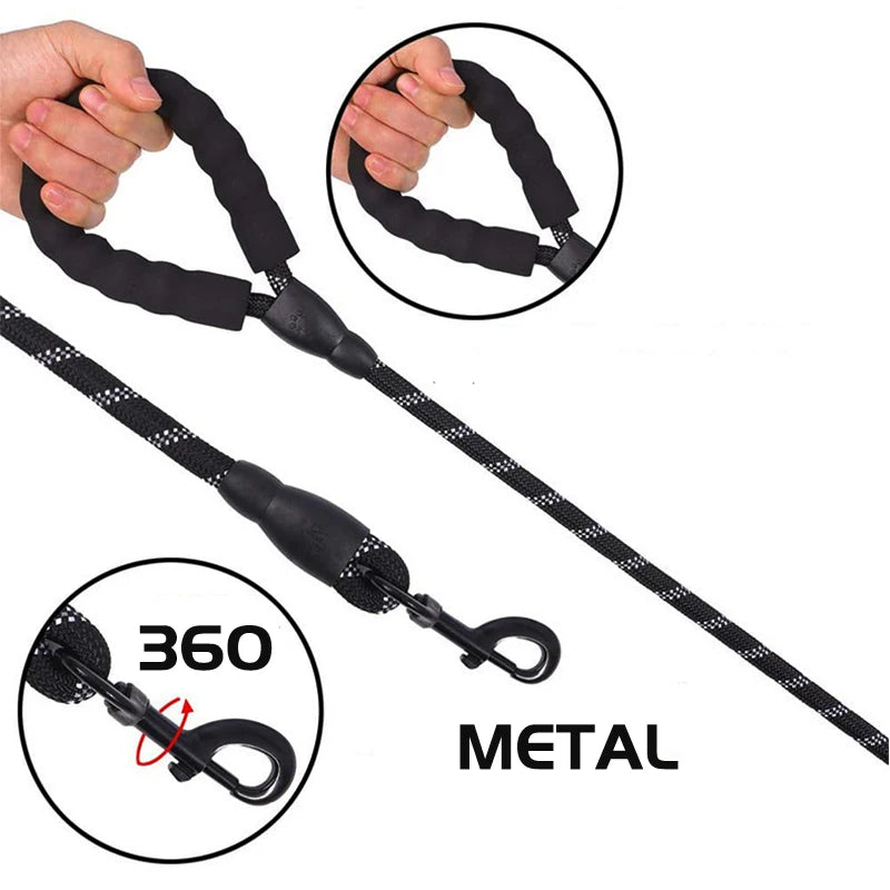 Strong Leashes for Dogs Soft Handle Dog Leash