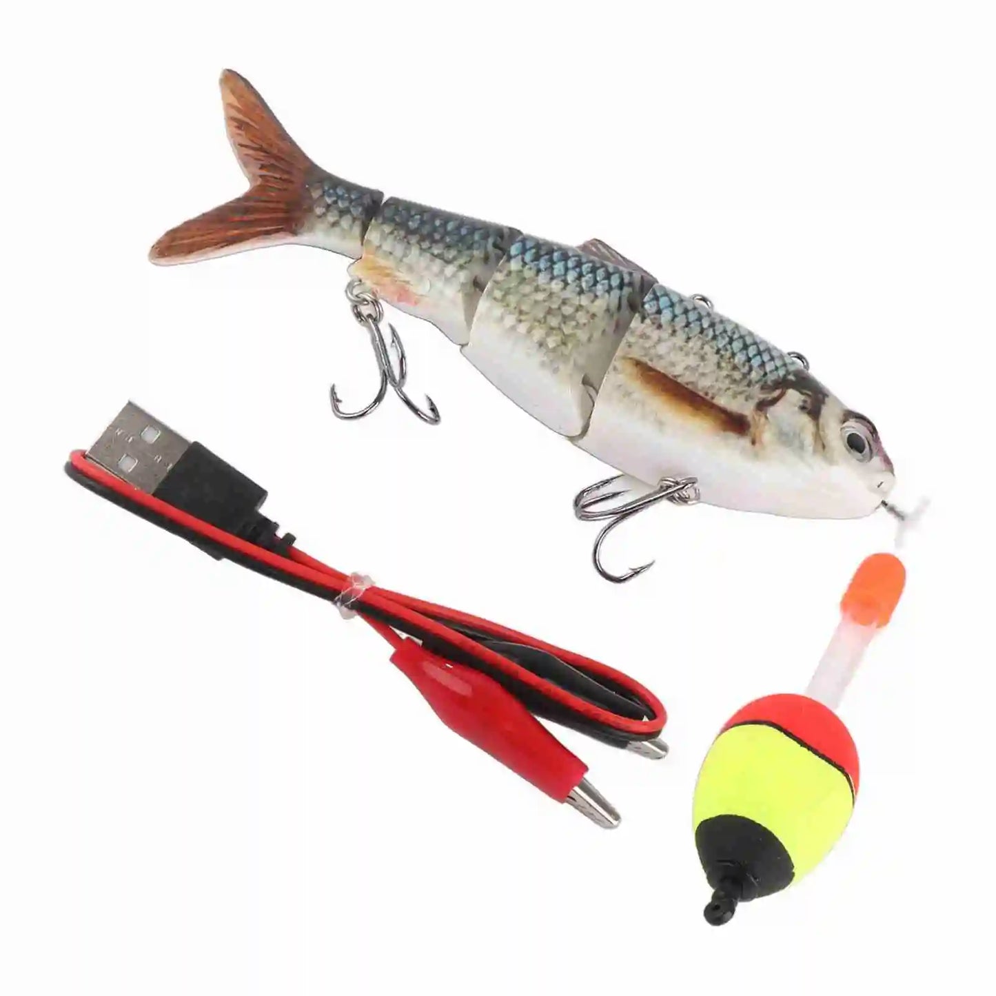 Robotic Swimming Lure Multi Jointed Rechargeable Electric Fishing Lure