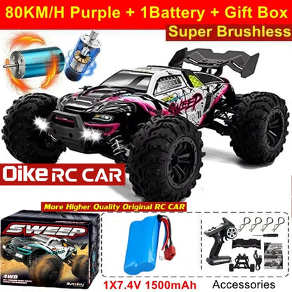 Super Brushless 50KM/H Brushed RC Car Off Road Buggy Toy