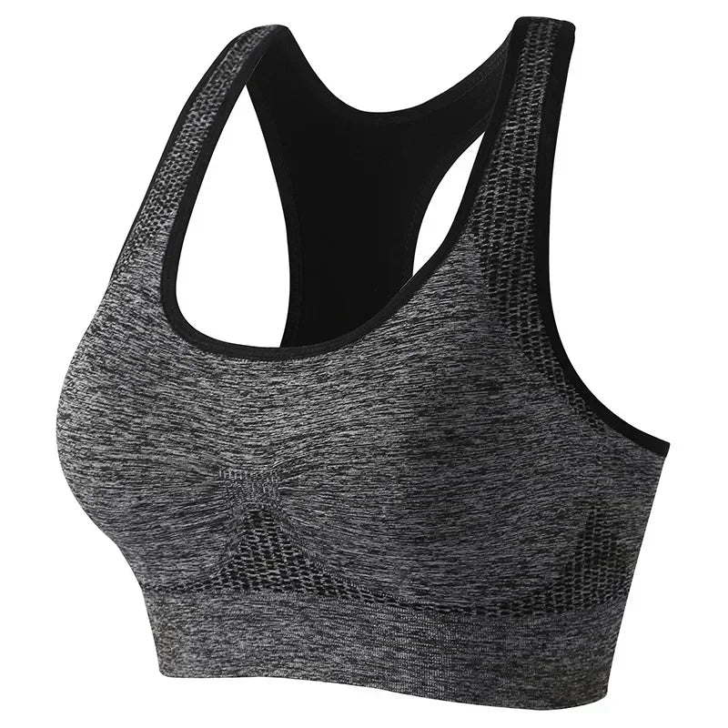 New Sports Bra Women Seamless Gym Jogging Crop Top Yoga Fitness