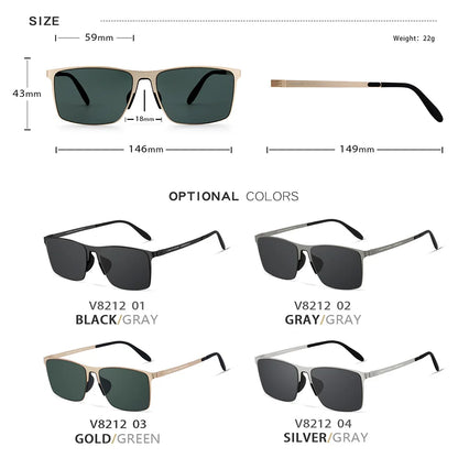 VEITHDIA High-definition Nylon Lens Polarized UV400 Eyeglasses