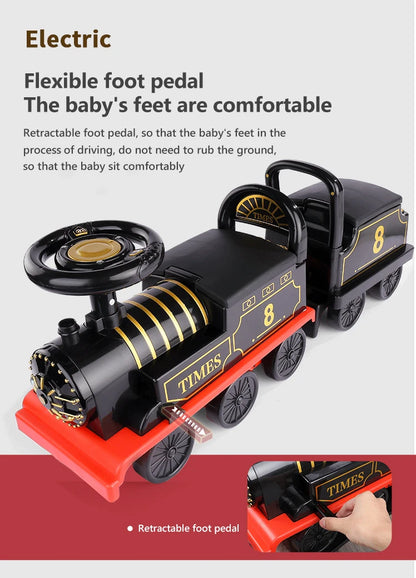 Kids Train Riding Toy Ailway Classical Electric Model