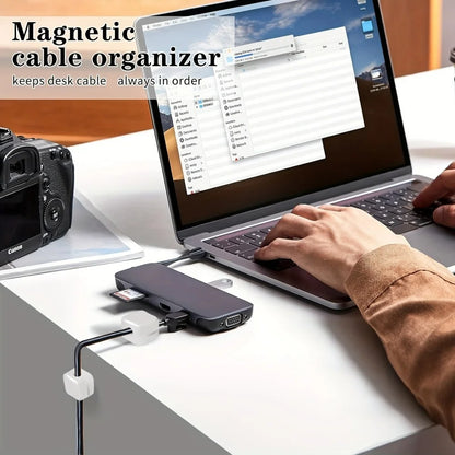 Organizer Adjustable Magnetic Cable Clips Cable Cord Holder