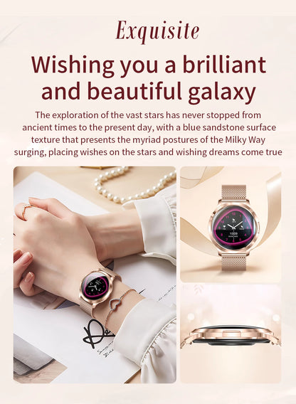 New Smart Watch For Women Gift 1.32 Inch Full Touch Screen