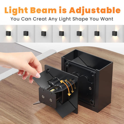 LED Wall Sconces 6W Modern Indoor Outdoor IP65 Wall Lamp