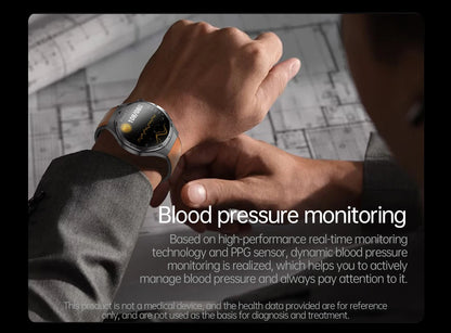 New Nursing Grade ECG+PPG Smart Watch Health Analysis