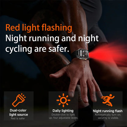 1400mAh Super Battery Durable Adult Smart Watch 2.01 inch