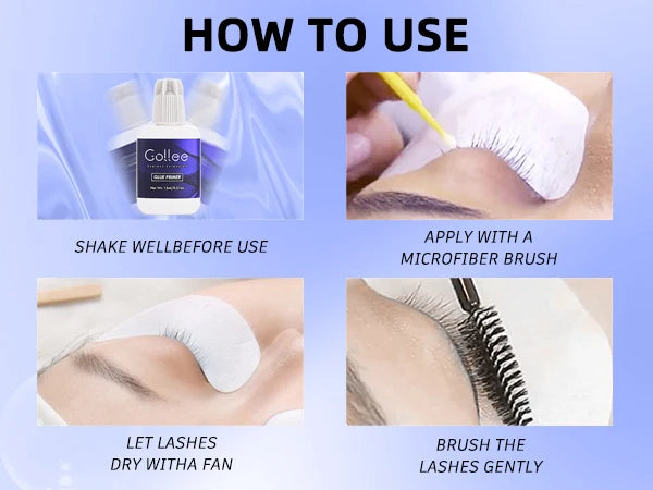 Eyelash Extensions Glue 15ml Eyelash Cleansing Primer